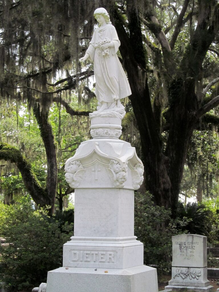 visit savannah's bonaventure cemetery, savannah ga, charlotte nc lifestyle blogger, there's sugar in my tea, nc blogs