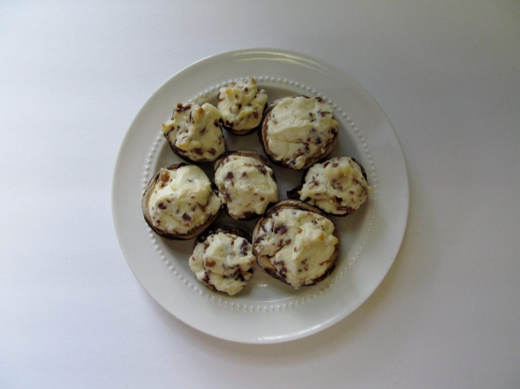 easiest stuffed mushroom appetizer, there's sugar in my tea, southern bloggers