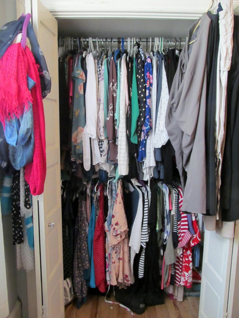 Closet Clean Out, How to clean out a closet, how to organize a closet, There's Sugar in My Tea, Charlotte NC Blog