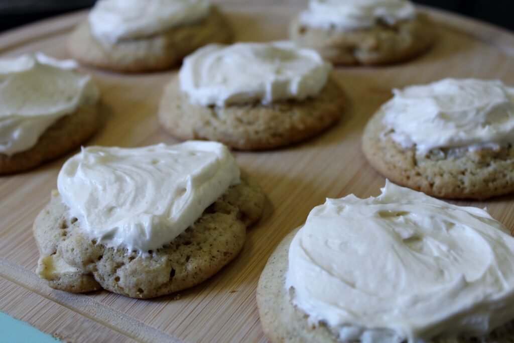 apple cookies with cream cheese frosting, there's sugar in my tea, charlotte nc blog, southern lifestyle bloggers