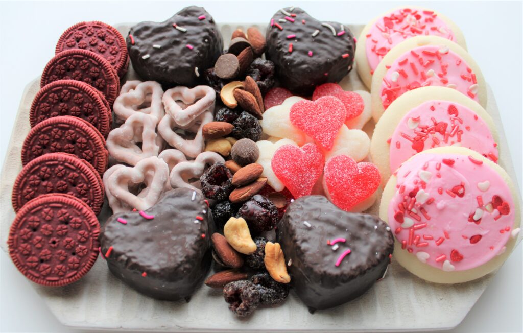 Valentine's Day Snack Board, There's Sugar in My Tea, Charlotte NC Lifestyle Bloggers