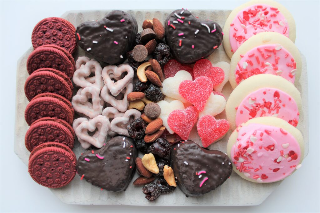 Valentine's Day Snack Board, There's Sugar in My Tea, Charlotte NC Lifestyle Bloggers