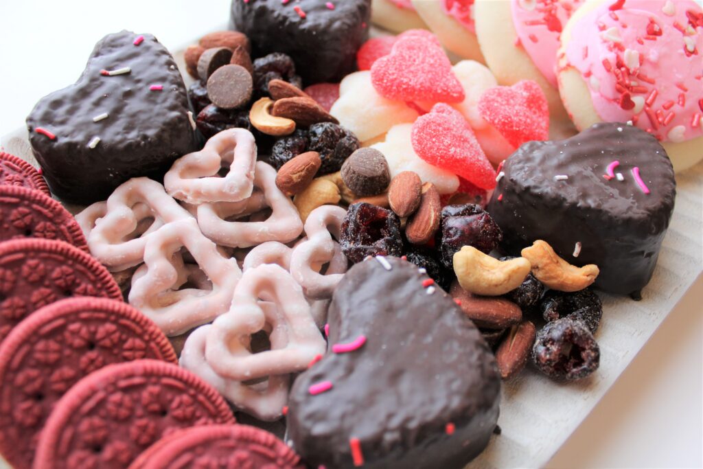 Valentine's Day Snack Board, There's Sugar in My Tea, Charlotte NC Lifestyle Bloggers