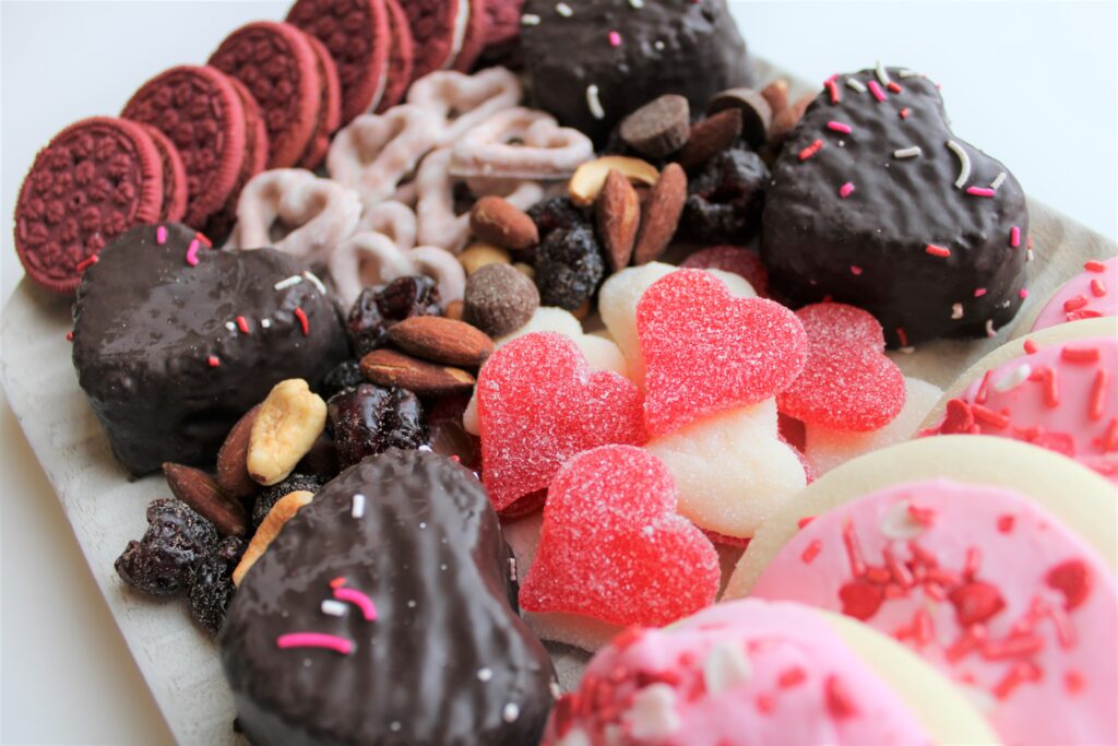 Valentine's Day Snack Board, There's Sugar in My Tea, Charlotte NC Lifestyle Bloggers