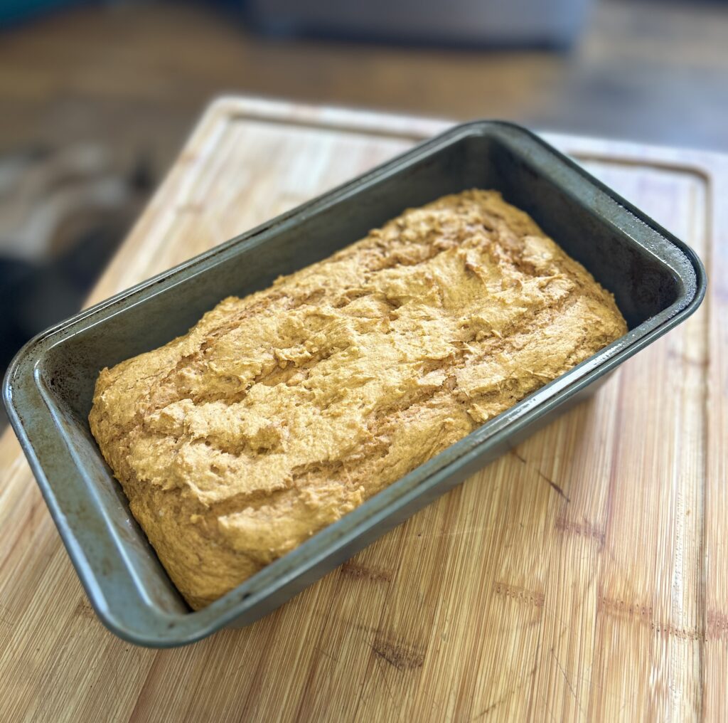 2 ingredient pumpkin bread recipe, There's Sugar in My Tea, Charlotte NC Blog