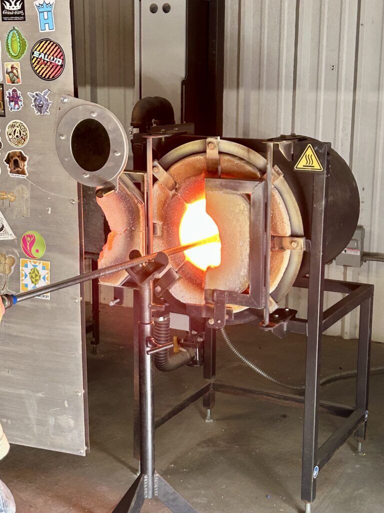 We Played with Fire and Didn’t Get Burned: Our Date Night at Hot Glass Alley, There's Sugar In My Tea, Charlotte NC Bloggers