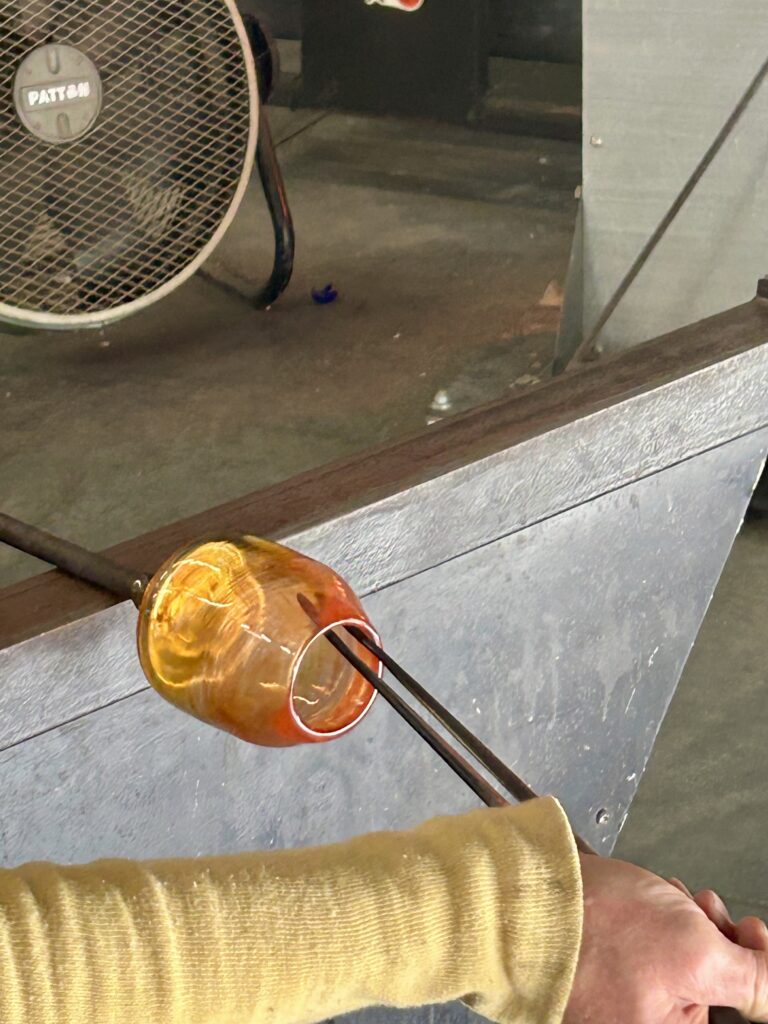 We Played with Fire and Didn’t Get Burned: Our Date Night at Hot Glass Alley, There's Sugar In My Tea, Charlotte NC Bloggers